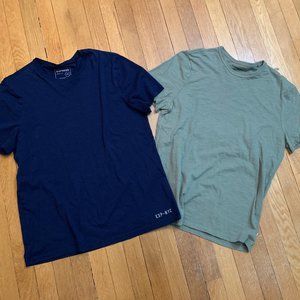 EXPRESS Men's T-shirts (2) Blue and Green, Size M